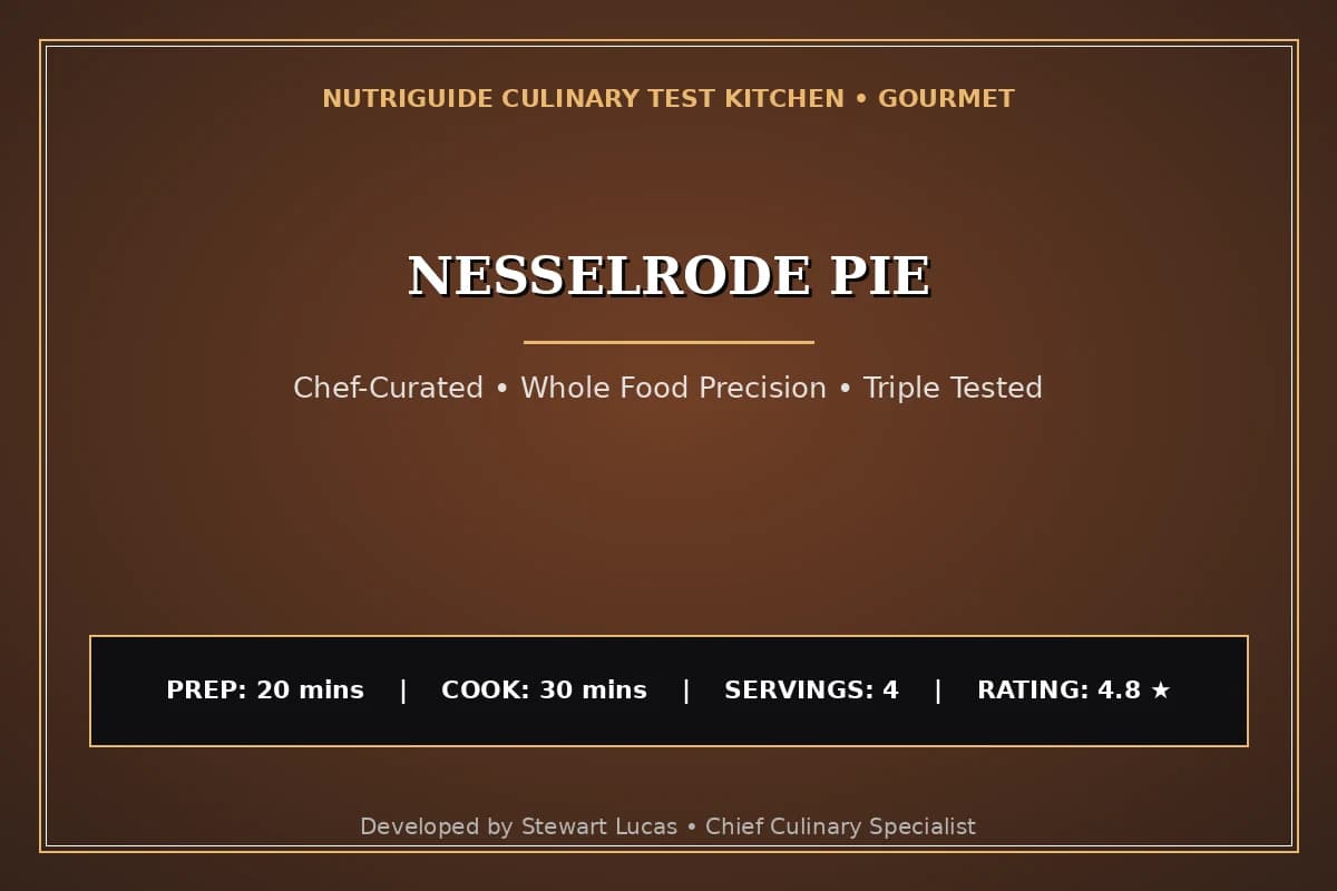 Nesselrode Pie