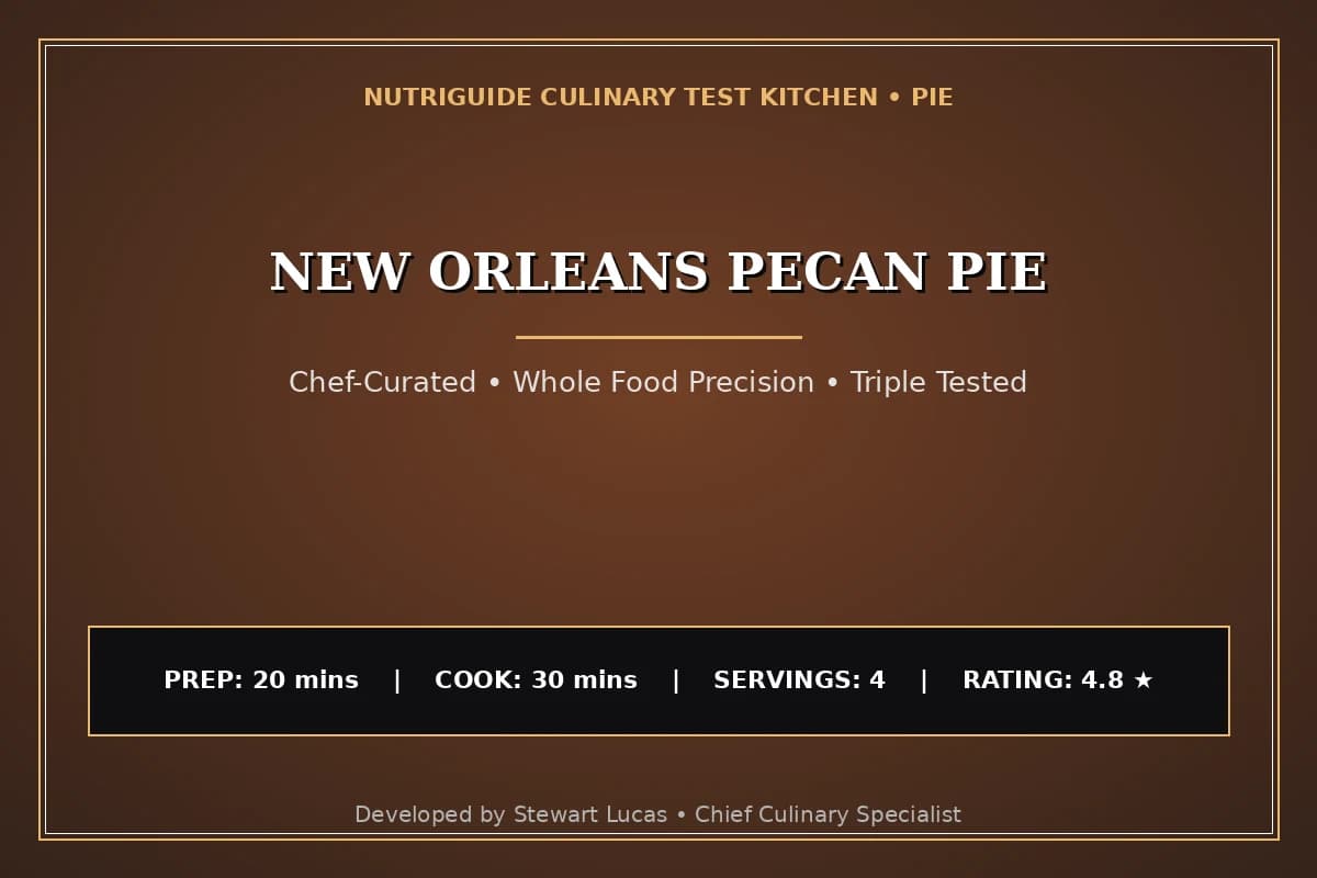 New Orleans Pecan Pie