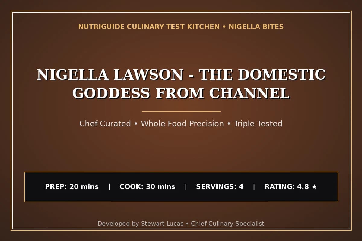 Nigella Lawson - The Domestic Goddess From Channel