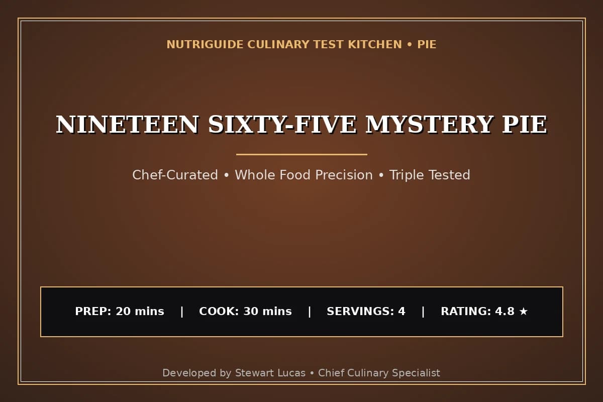 Nineteen Sixty-Five Mystery Pie