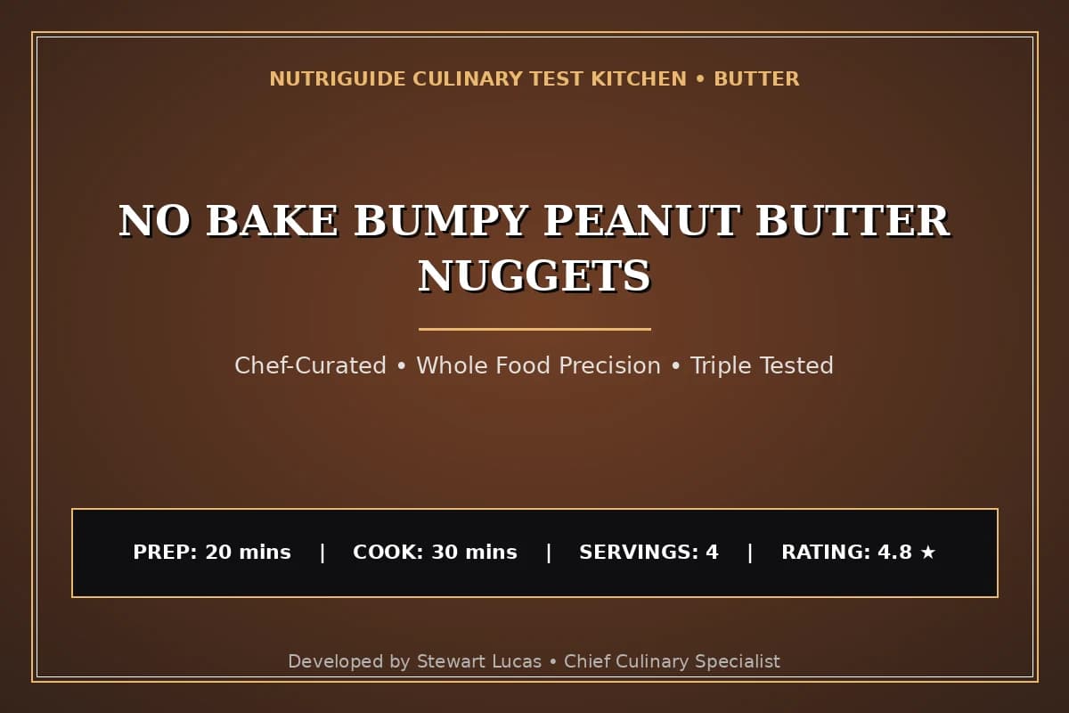 No Bake Bumpy Peanut Butter Nuggets