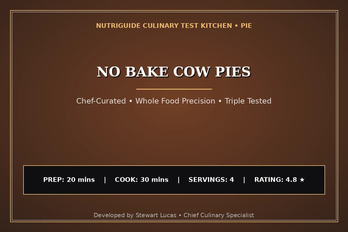 No Bake Cow Pies