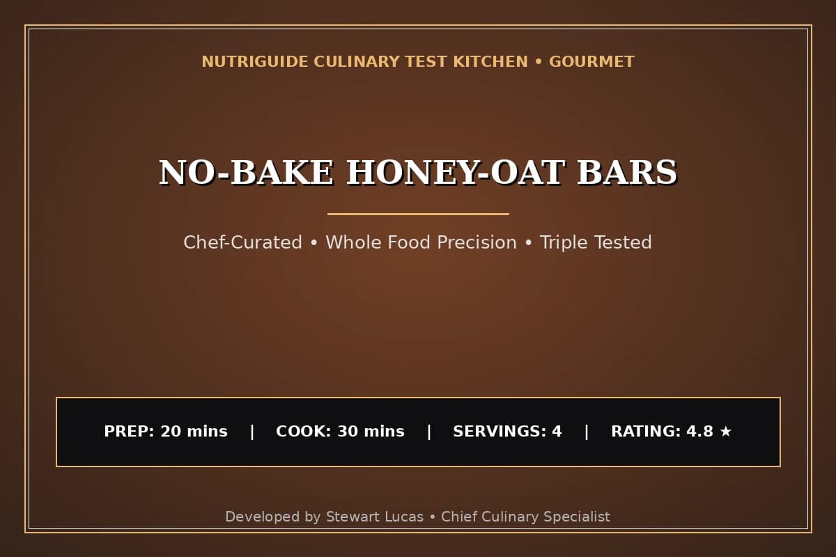 No-Bake Honey-Oat Bars