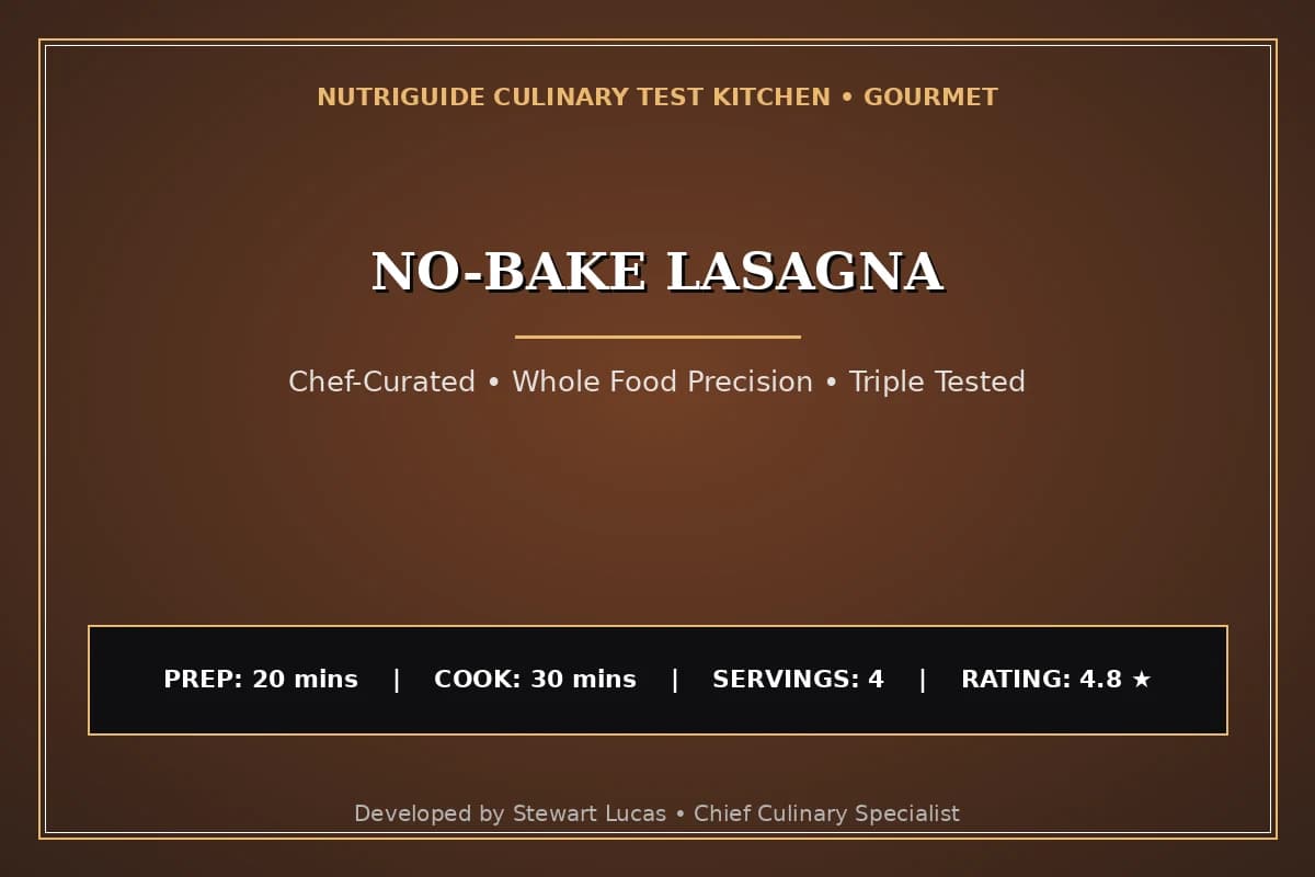 No-Bake Lasagna