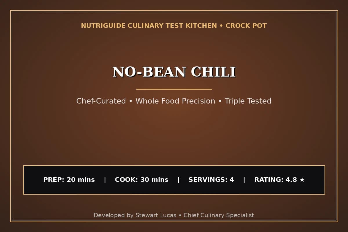 No-Bean Chili