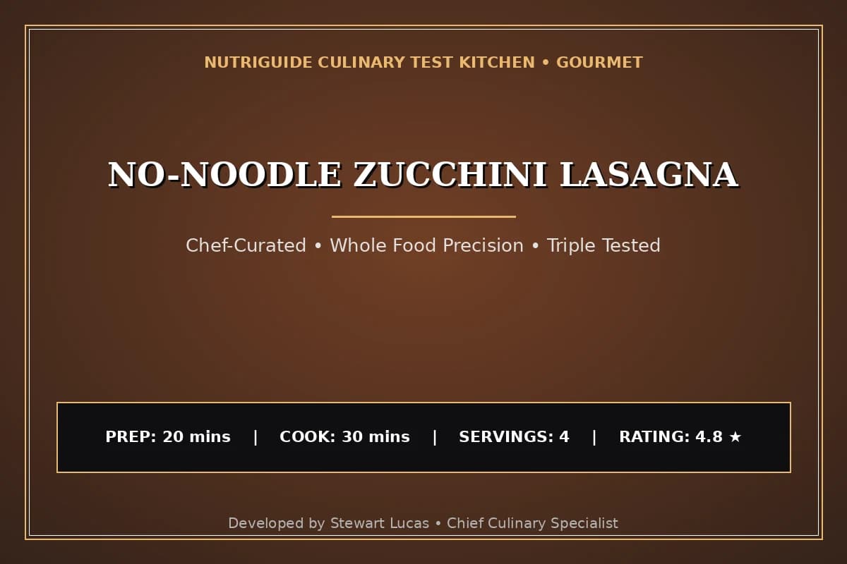 No-Noodle Zucchini Lasagna