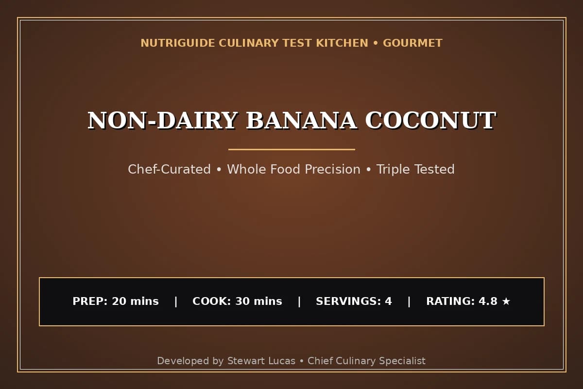 Non-Dairy Banana Coconut
