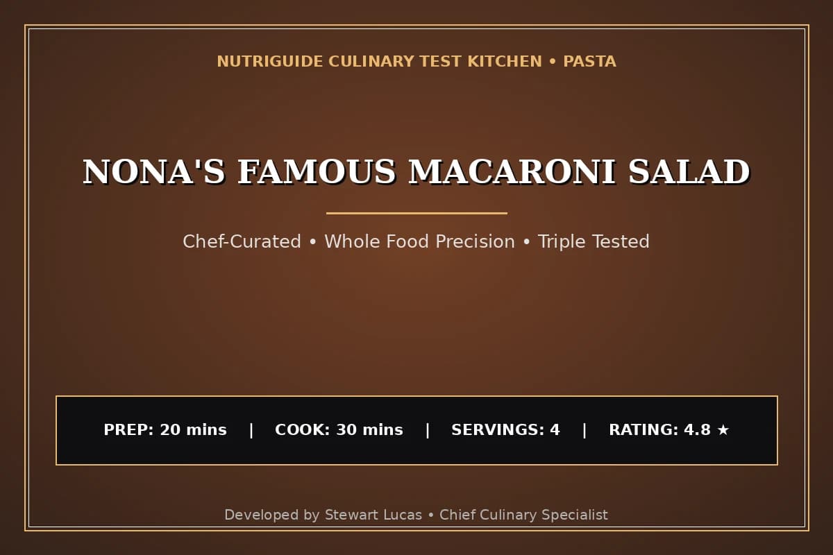 Nona'S Famous Macaroni Salad