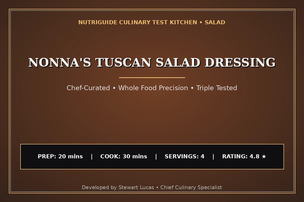 Nonna'S Tuscan Salad Dressing