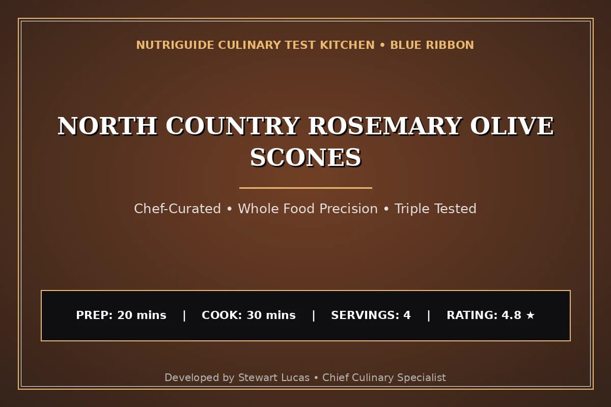 North Country Rosemary Olive Scones