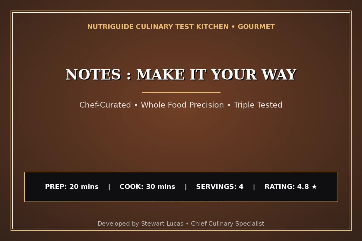 Notes : Make It Your Way