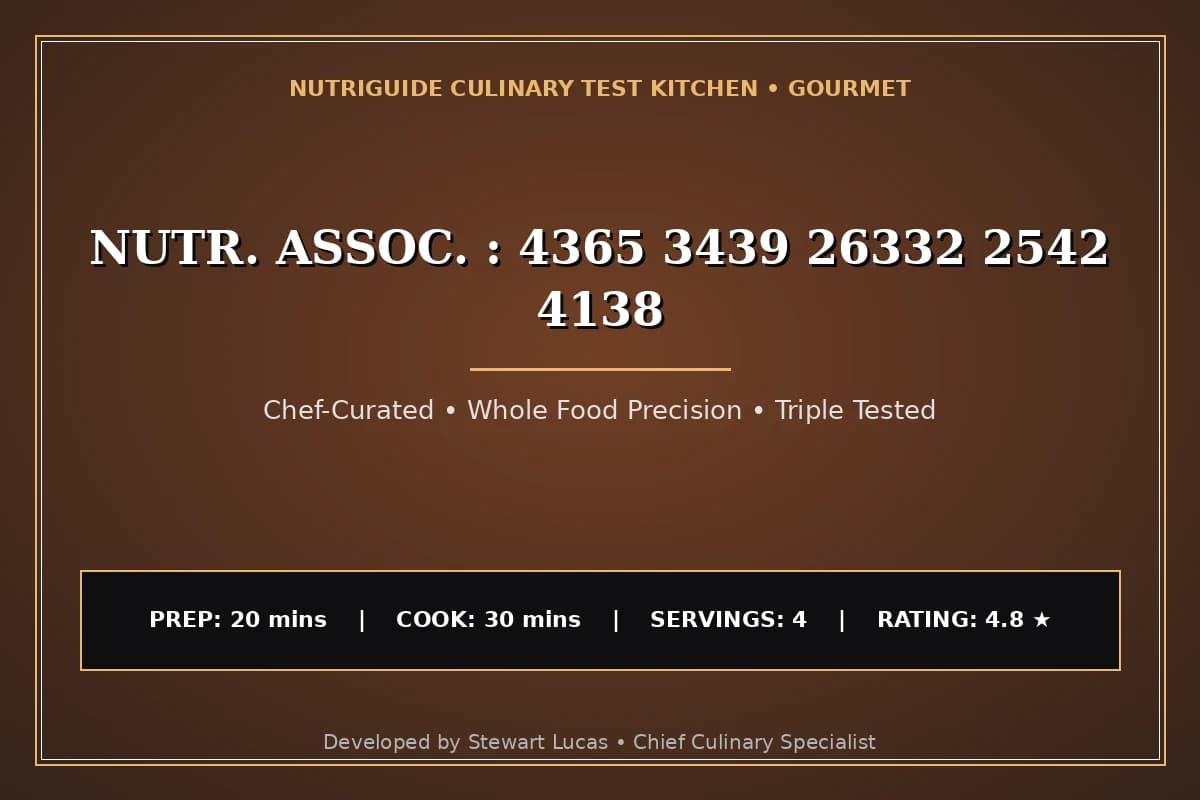 Nutr. Assoc. : 4365 3439 26332 2542 4138