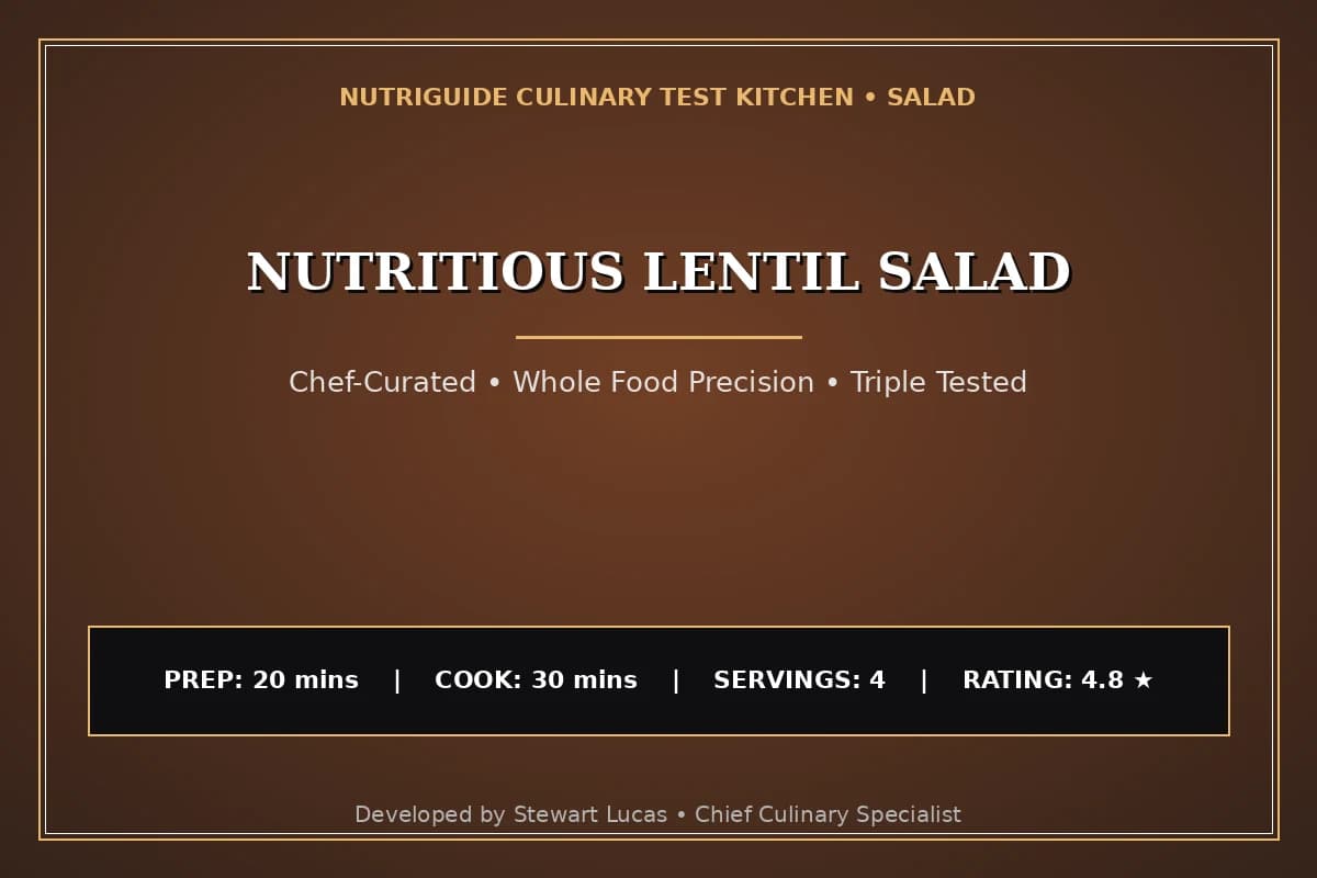 Nutritious Lentil Salad