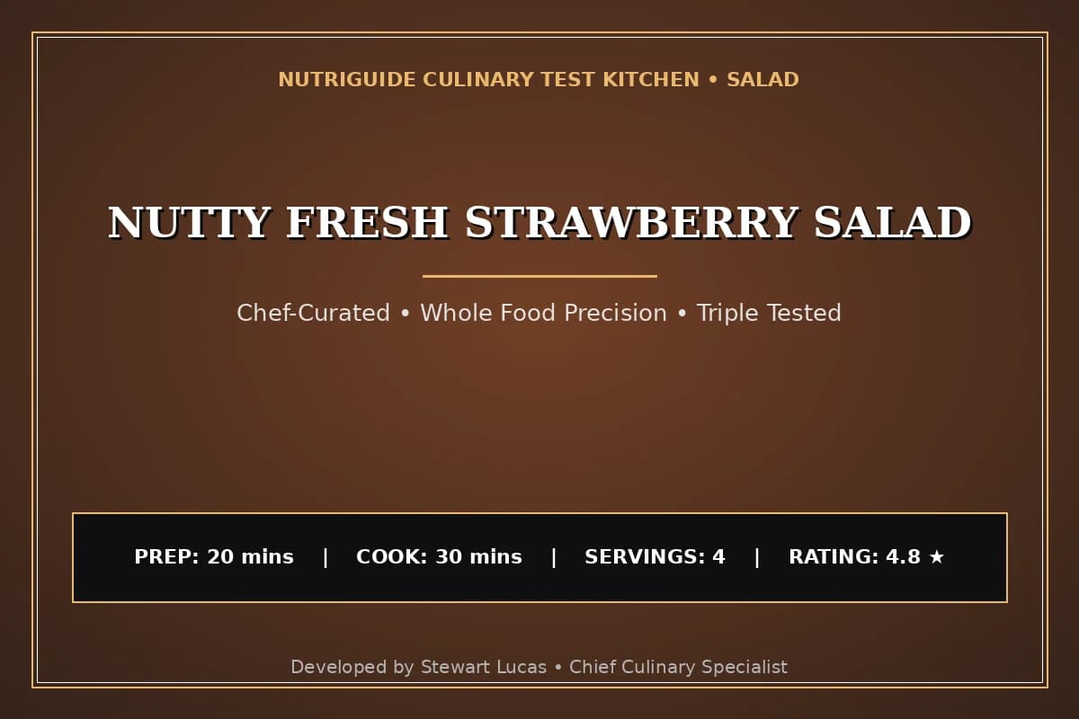 Nutty Fresh Strawberry Salad