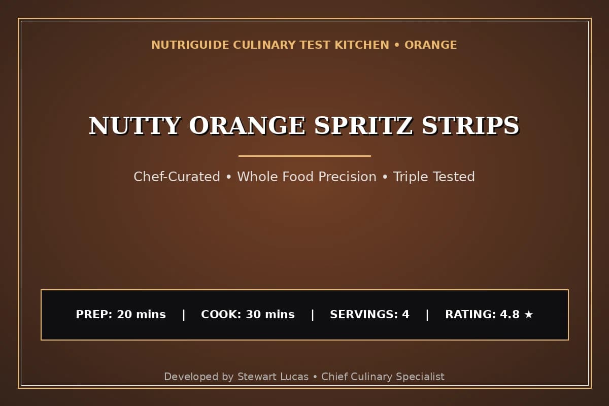 Nutty Orange Spritz Strips