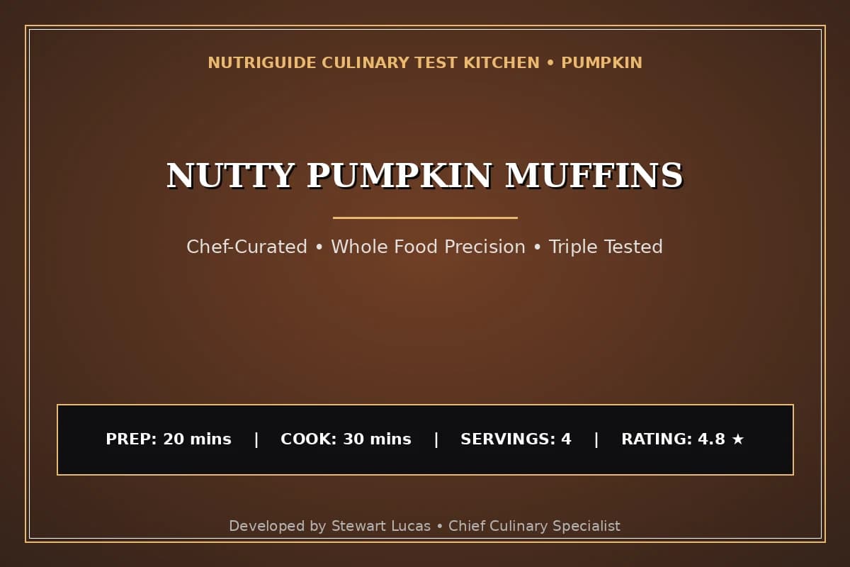 Nutty Pumpkin Muffins