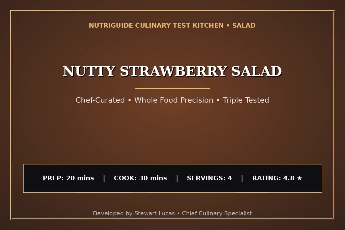 Nutty Strawberry Salad