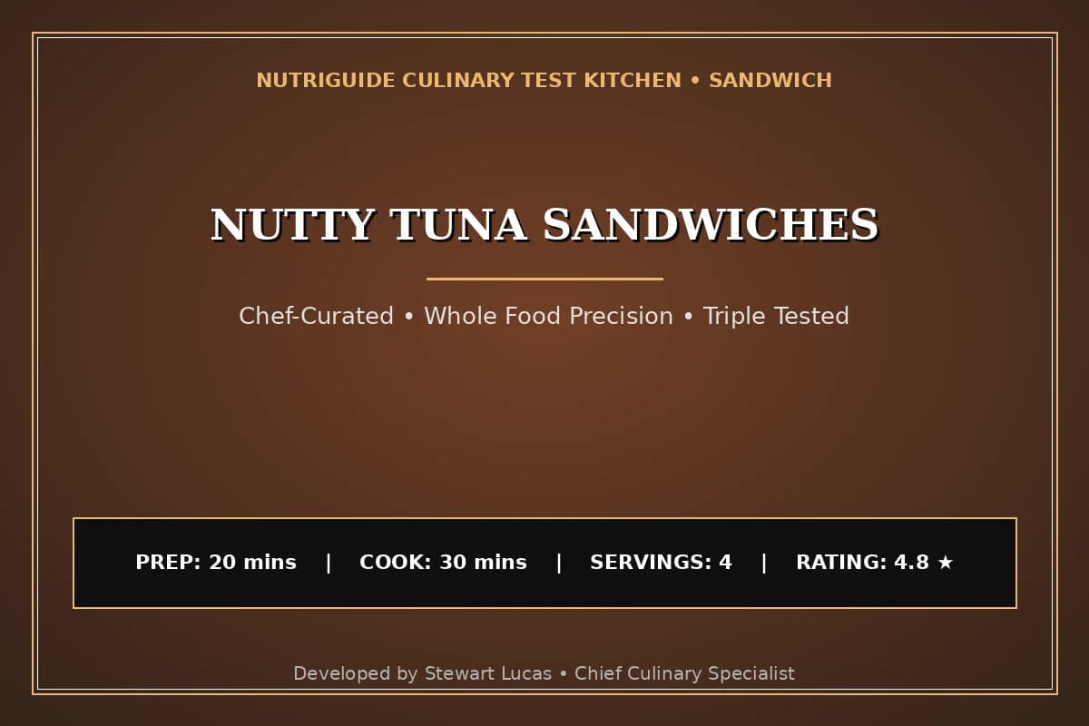 Nutty Tuna Sandwiches