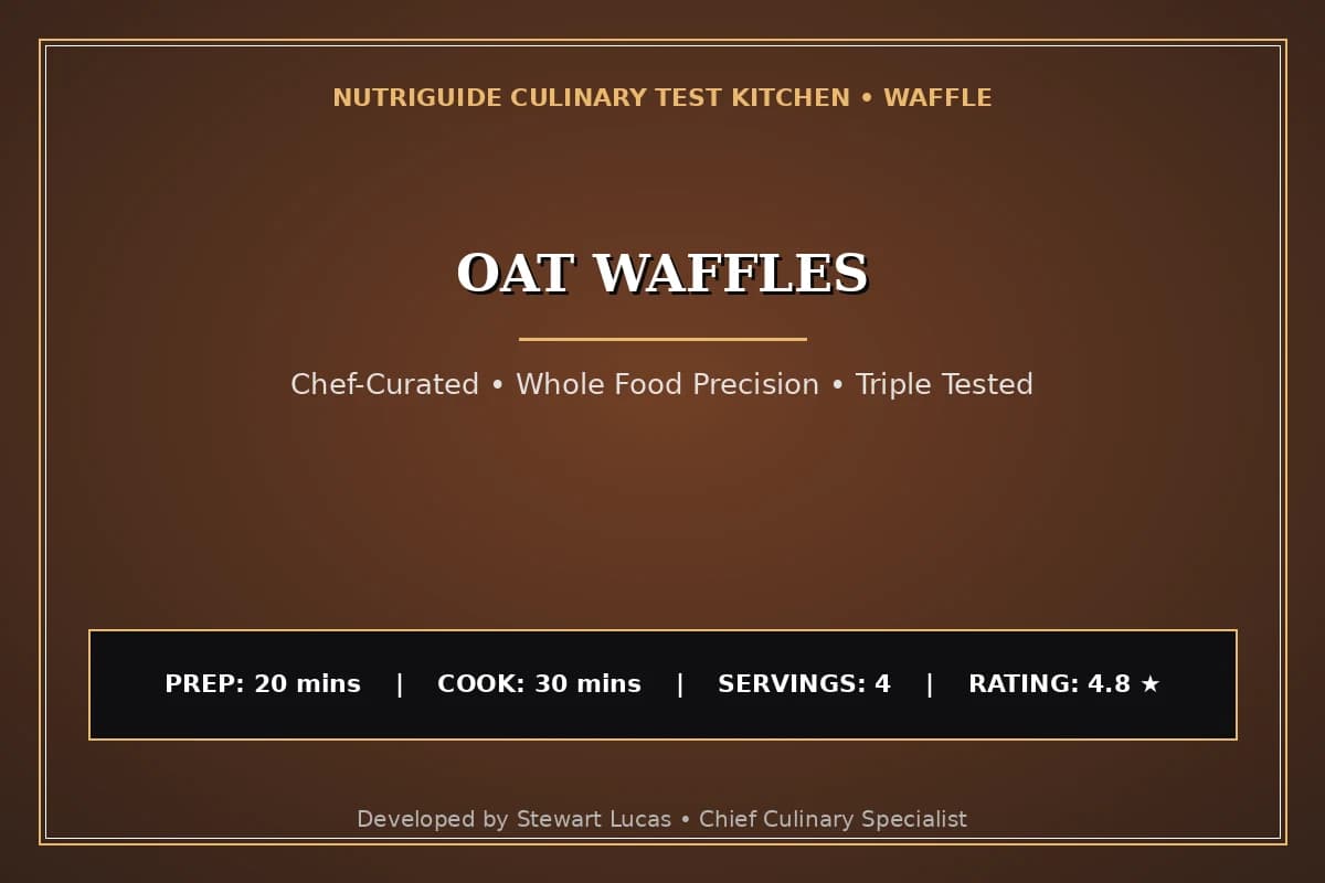 Oat Waffles