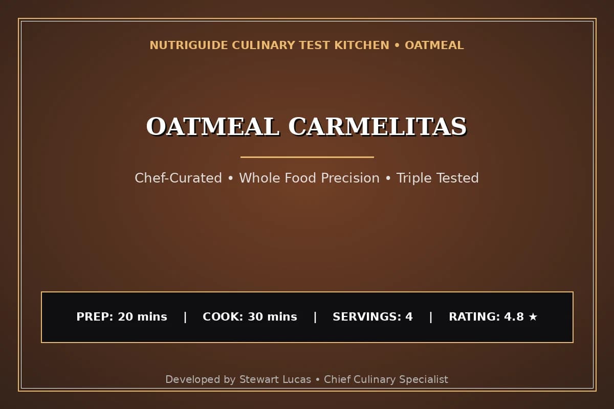 Oatmeal Carmelitas