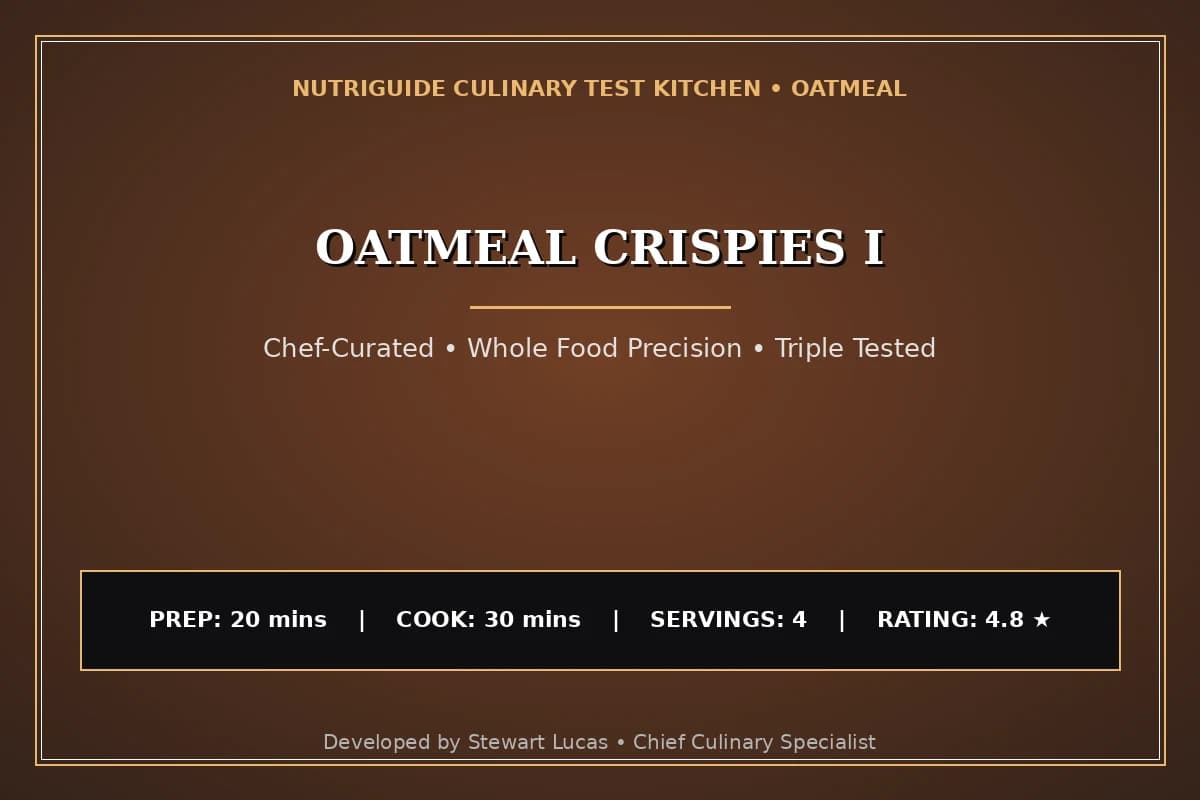 Oatmeal Crispies I