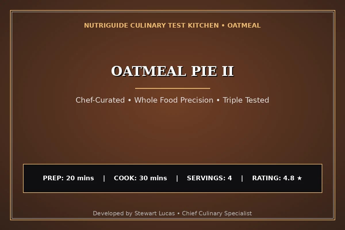 Oatmeal Pie Ii