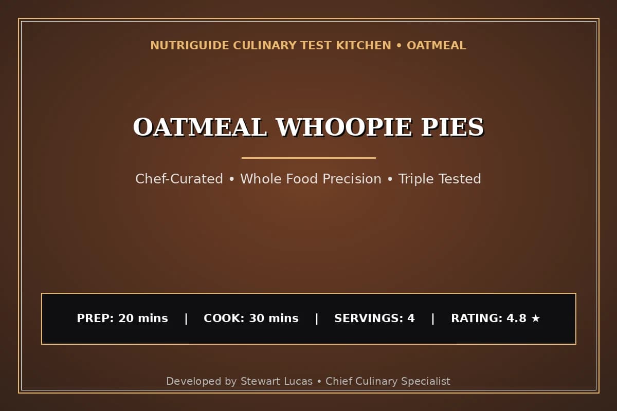 Oatmeal Whoopie Pies