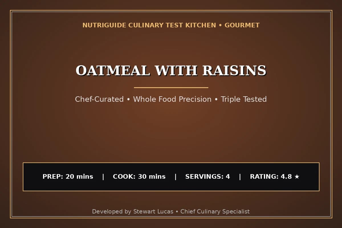 Oatmeal With Raisins