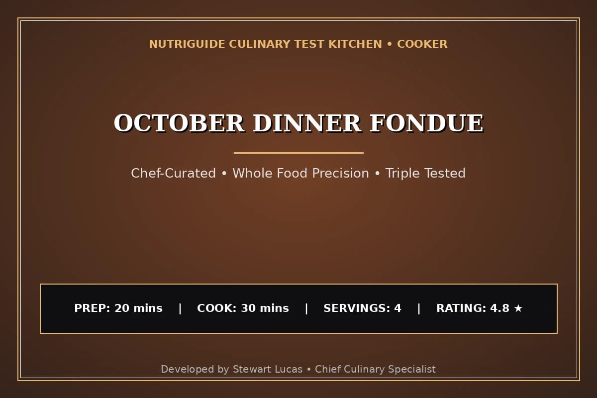 October Dinner Fondue