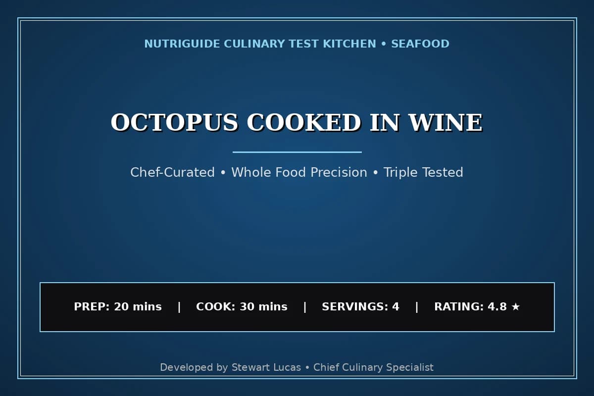 Octopus Cooked In Wine