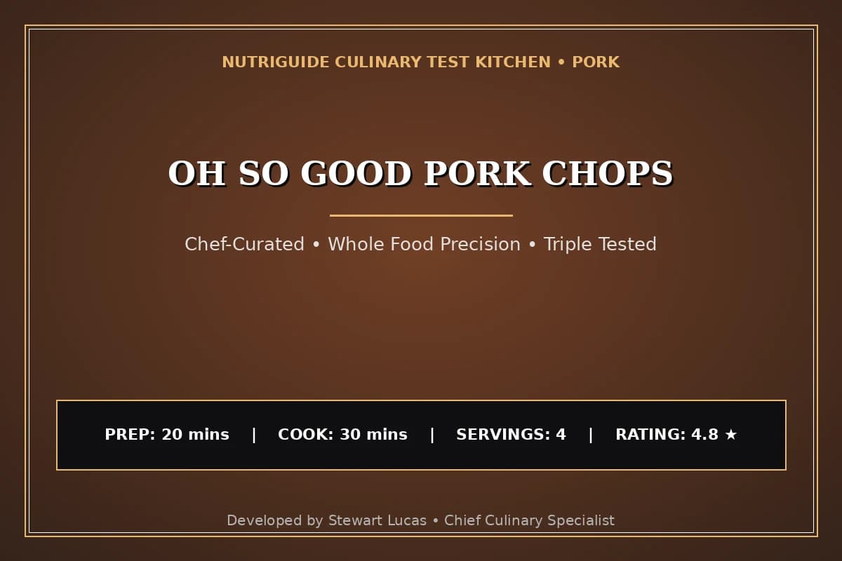 Oh So Good Pork Chops