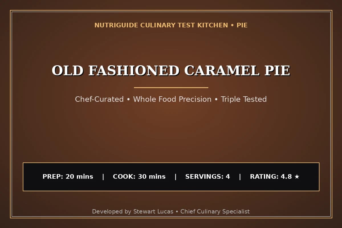Old Fashioned Caramel Pie