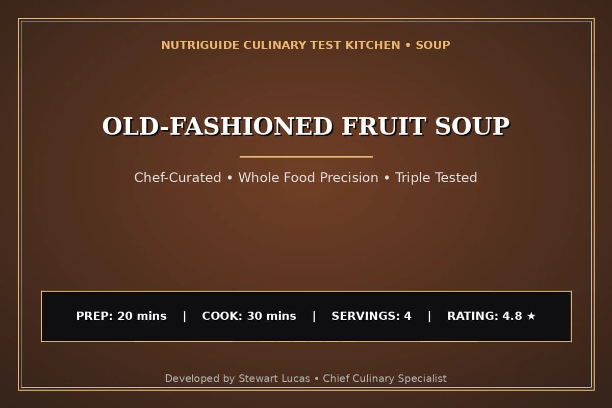 Old-Fashioned Fruit Soup