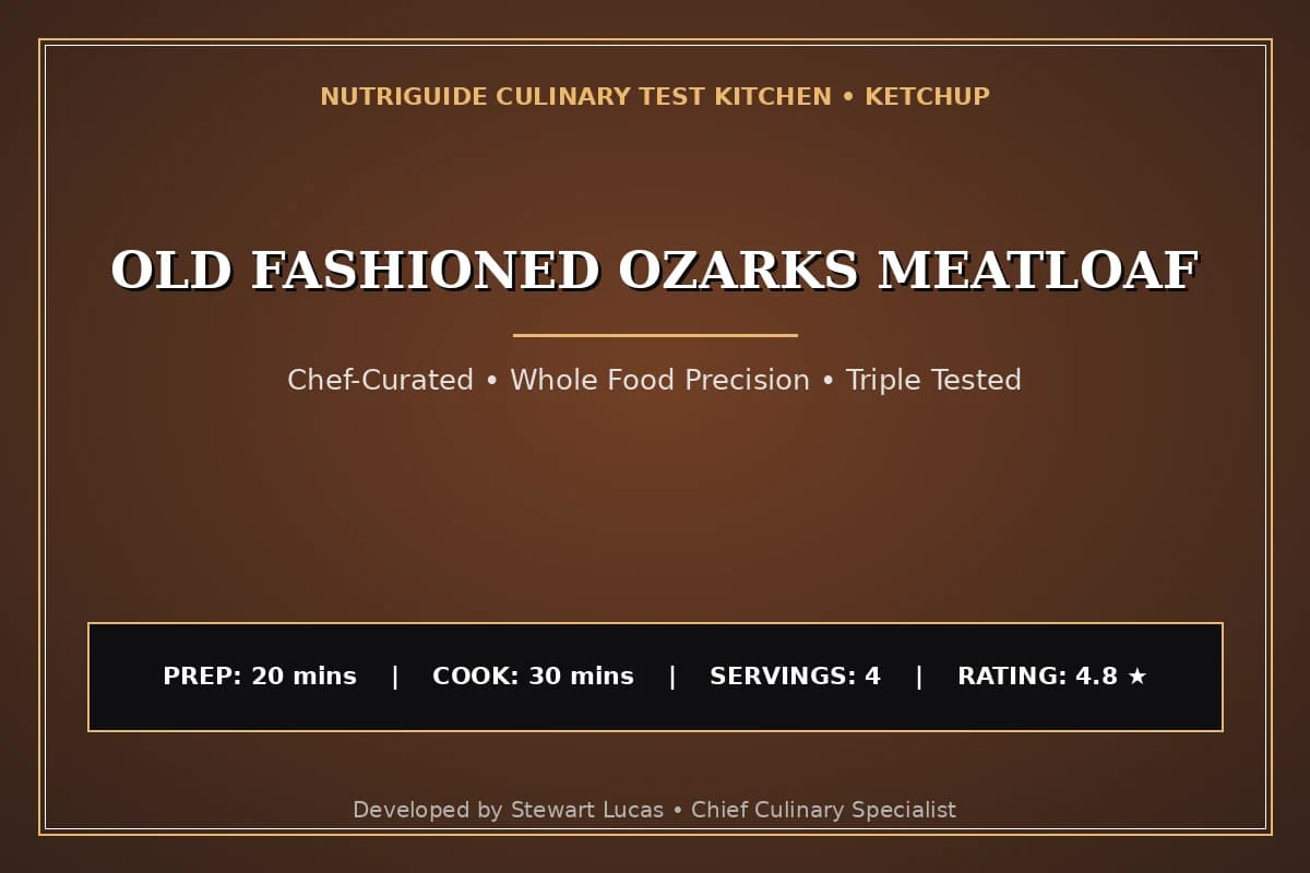 Old Fashioned Ozarks Meatloaf