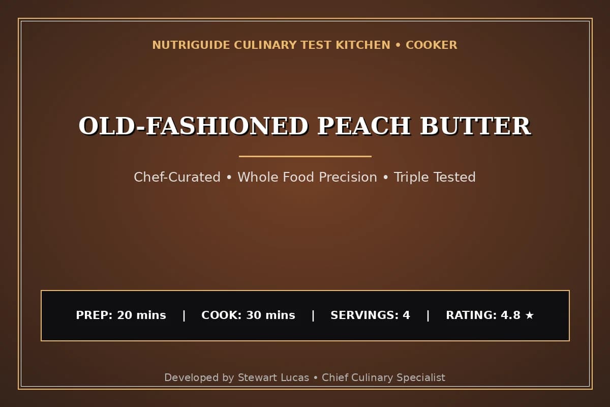 Old-Fashioned Peach Butter