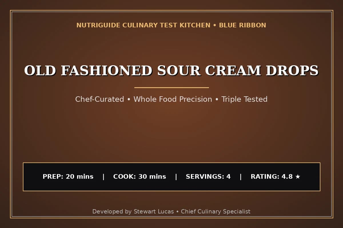 Old Fashioned Sour Cream Drops