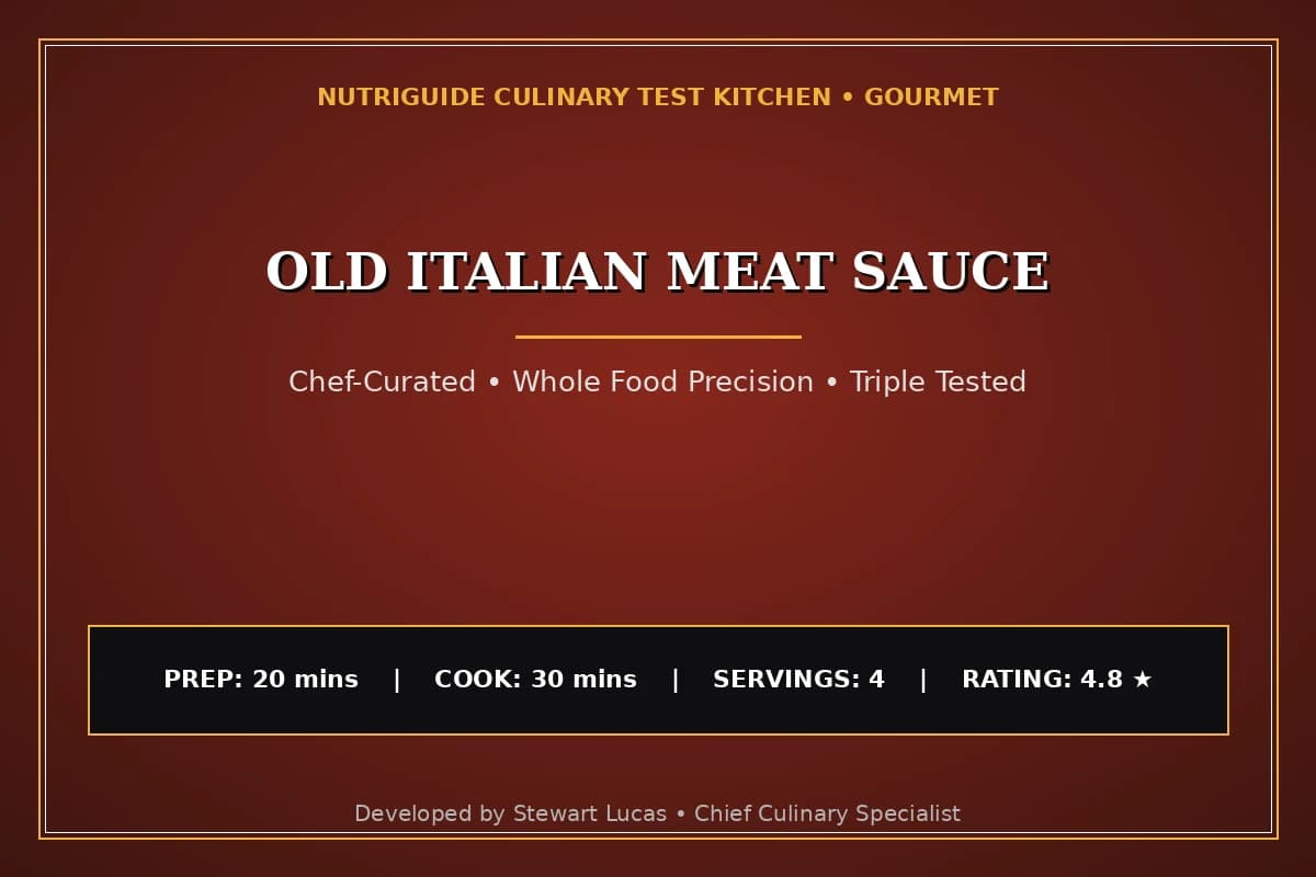 Old Italian Meat Sauce