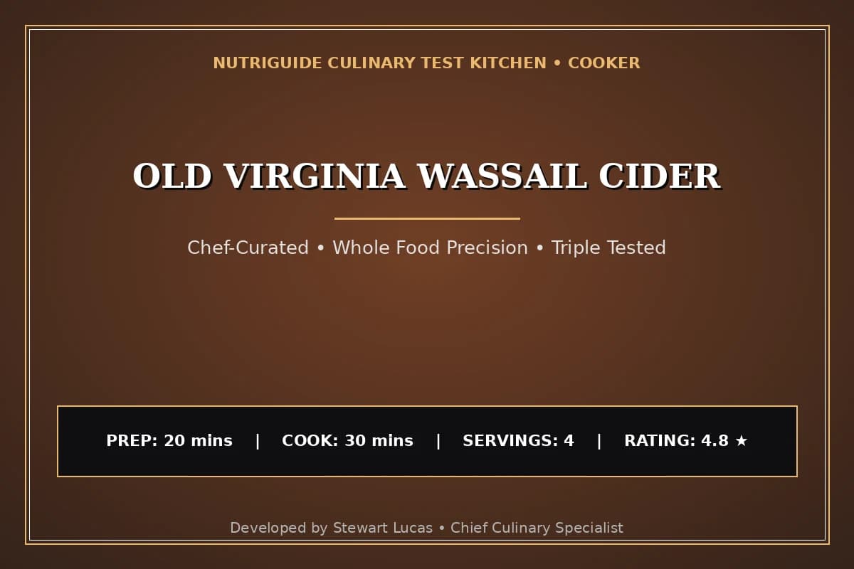 Old Virginia Wassail Cider