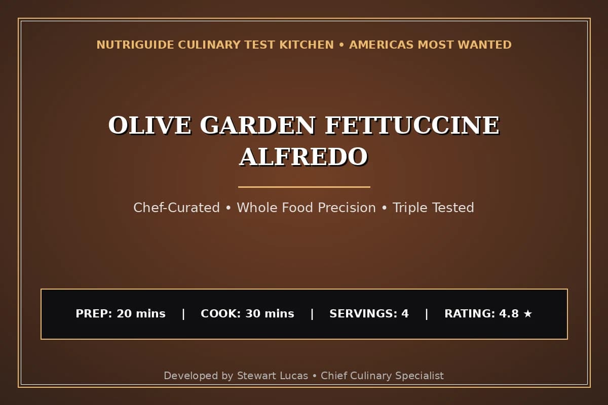 Olive Garden Fettuccine Alfredo