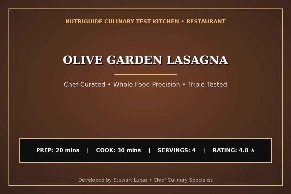 Olive Garden Lasagna