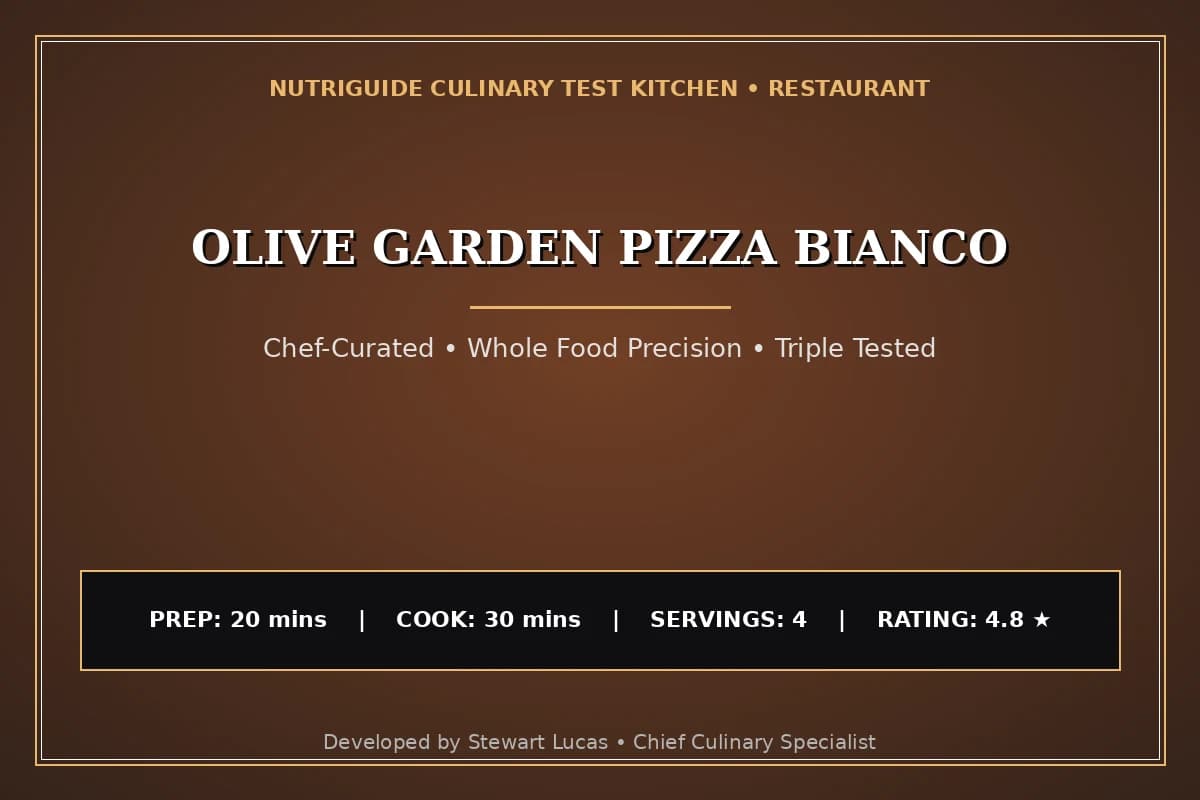 Olive Garden Pizza Bianco