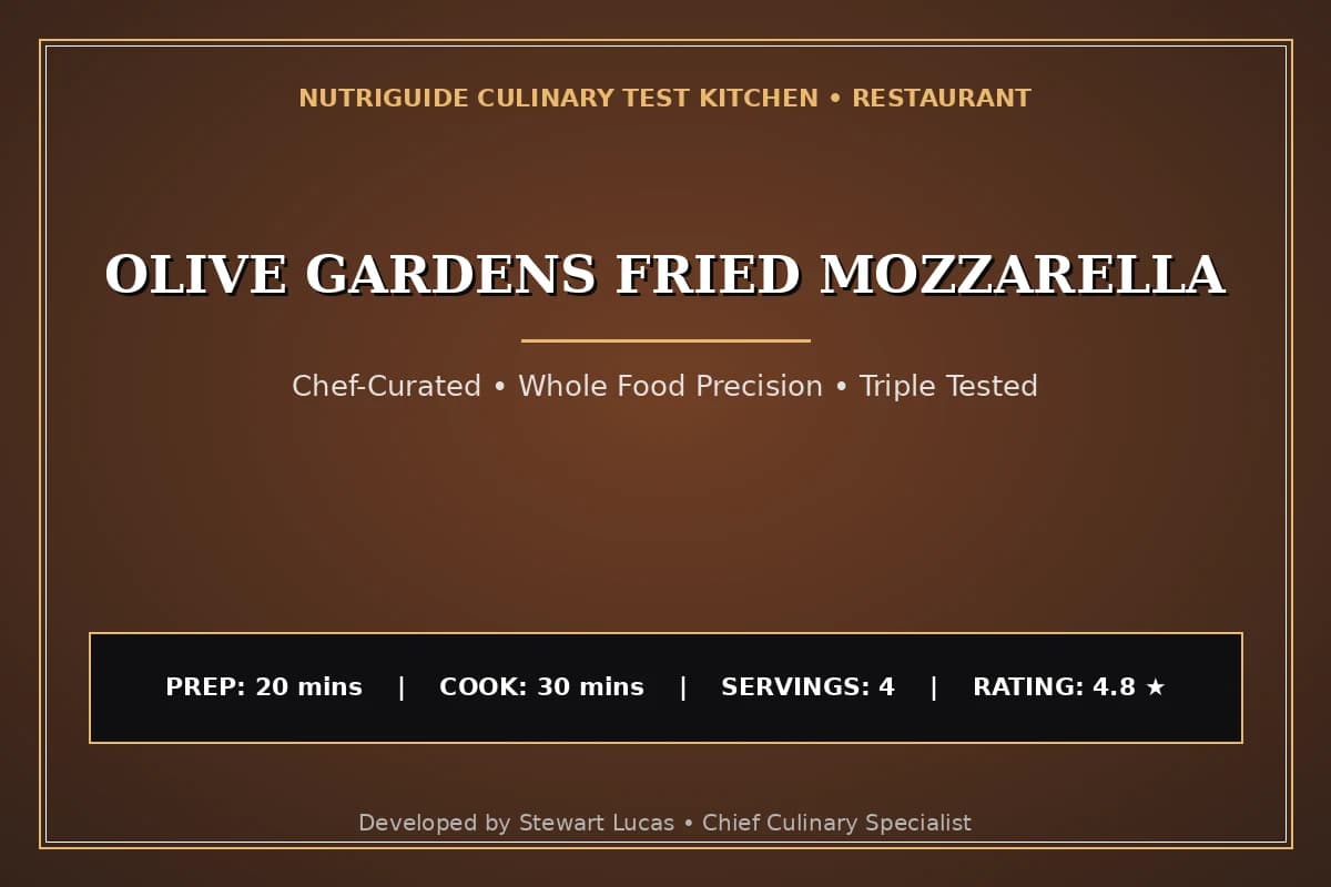 Olive Gardens Fried Mozzarella