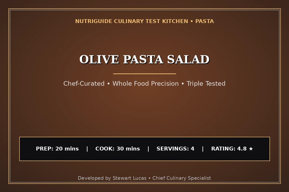 Olive Pasta Salad