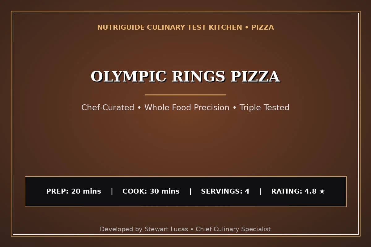 Olympic Rings Pizza