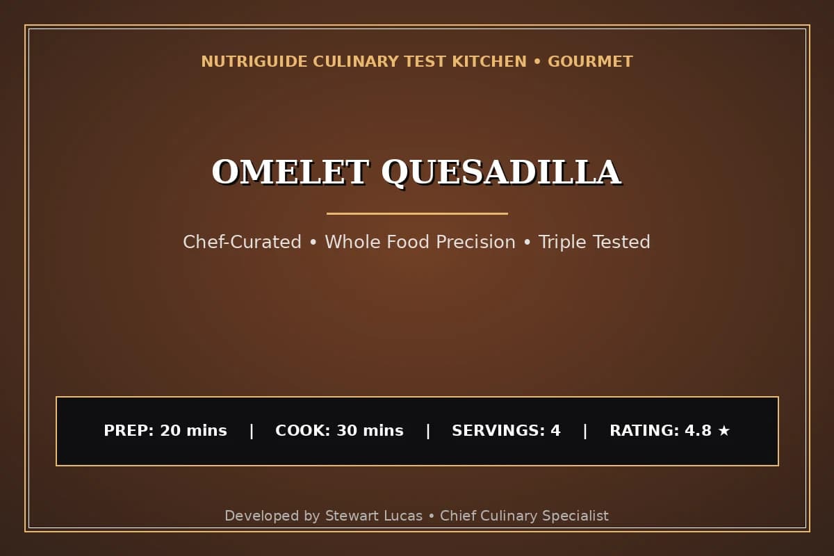 Omelet Quesadilla