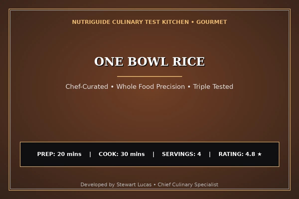 One Bowl Rice