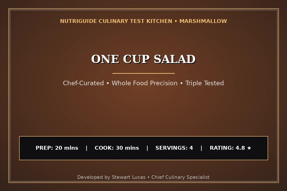 One Cup Salad