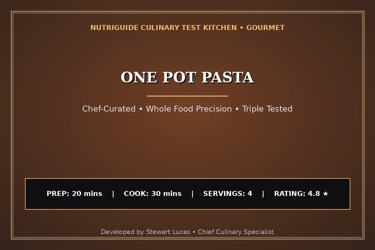 One Pot Pasta
