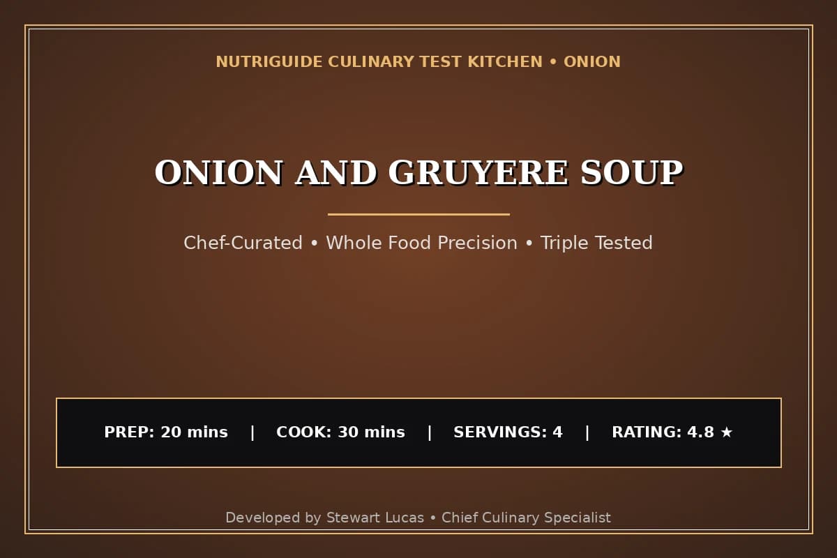 Onion And Gruyere Soup