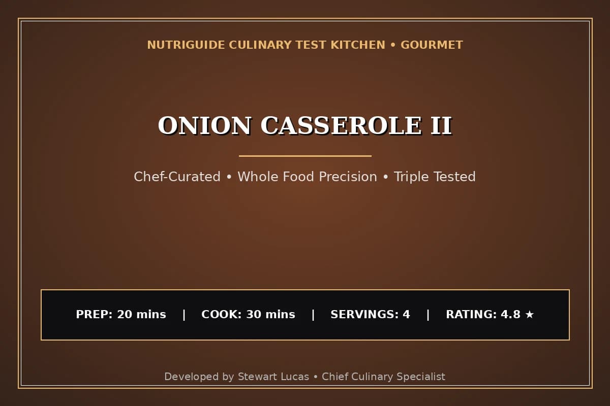 Onion Casserole Ii